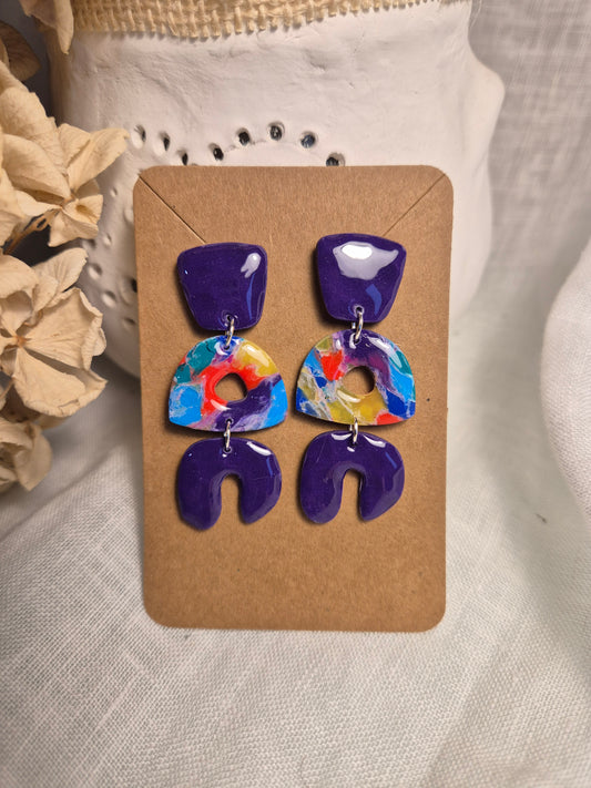 Boucle d'oreille 5,5cm