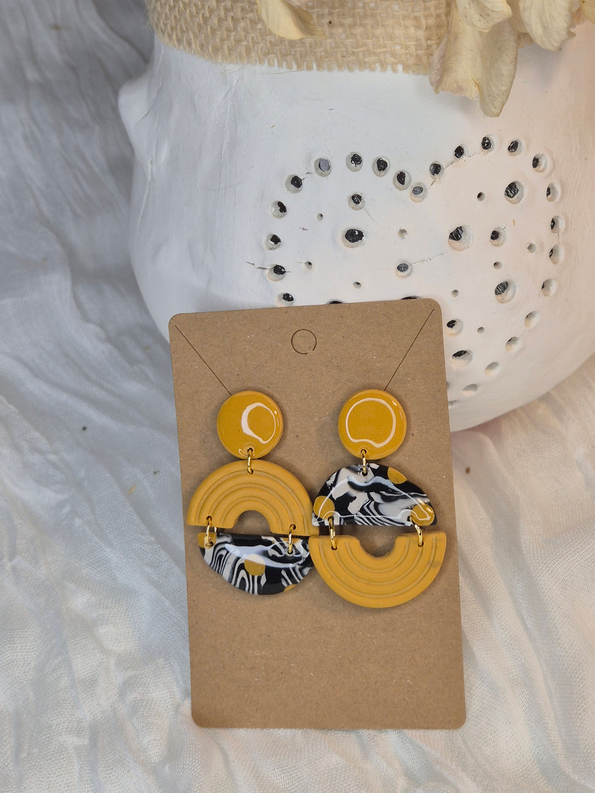 Boucle d'oreille 4,5cm