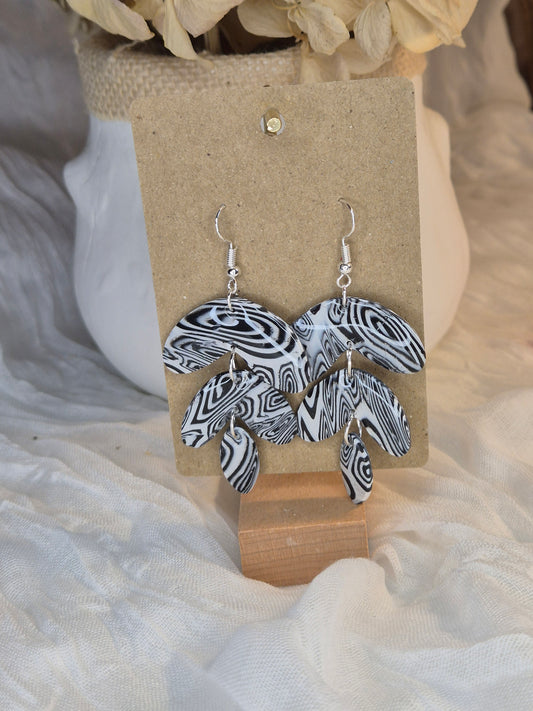 Boucle d'oreille 6,5 cm