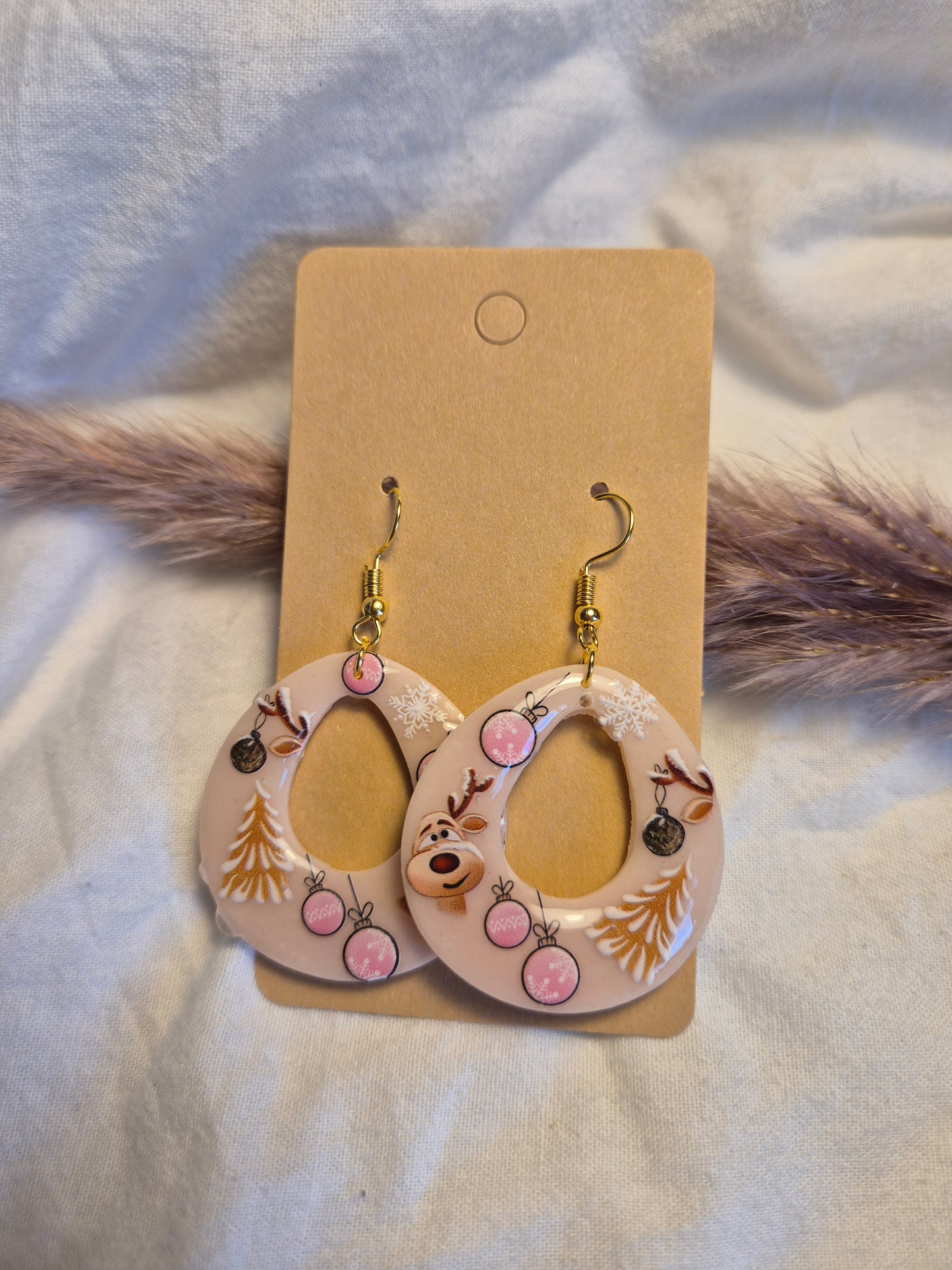 Boucle d'oreille 5,5cm