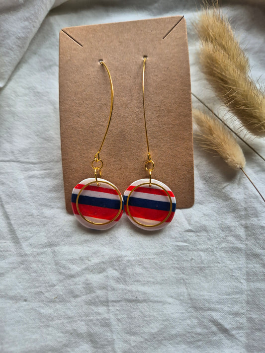 Boucle d'oreille 8cm