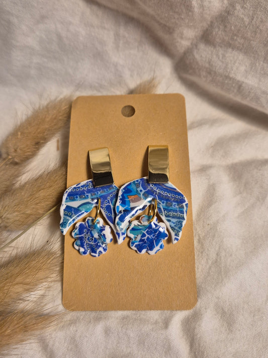 Boucle d'oreille 4,5cm