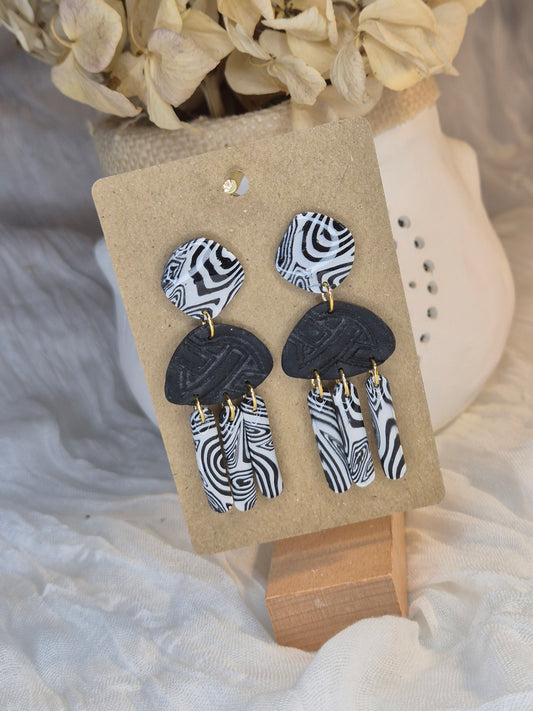 Boucle d'oreille 6cm