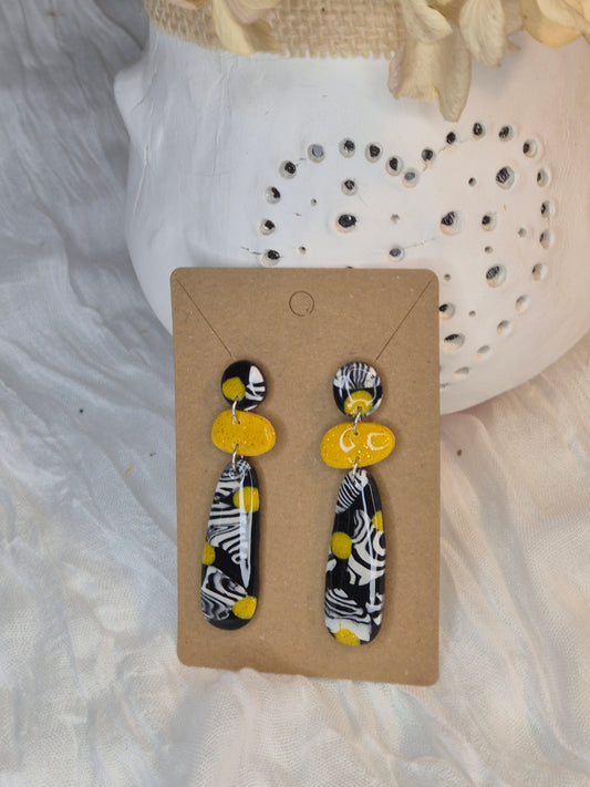 Boucle d'oreille 6cm