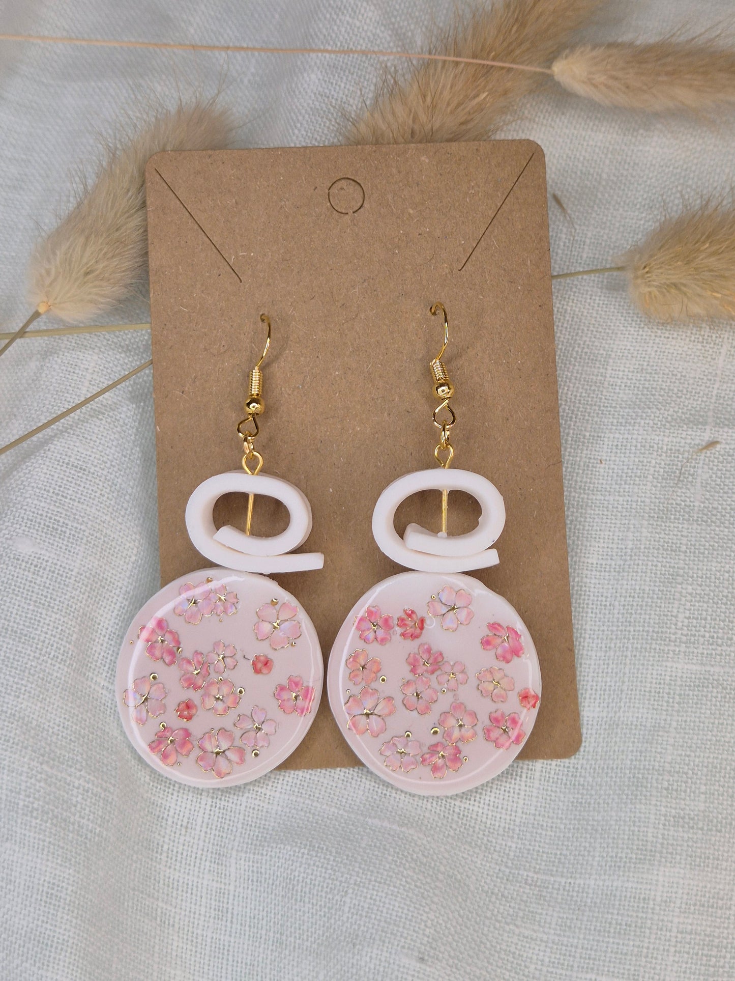 Boucle d'oreille 6,5cm