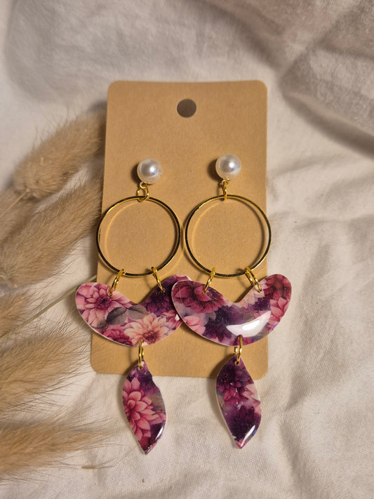 Boucle d'oreille 8,5cm