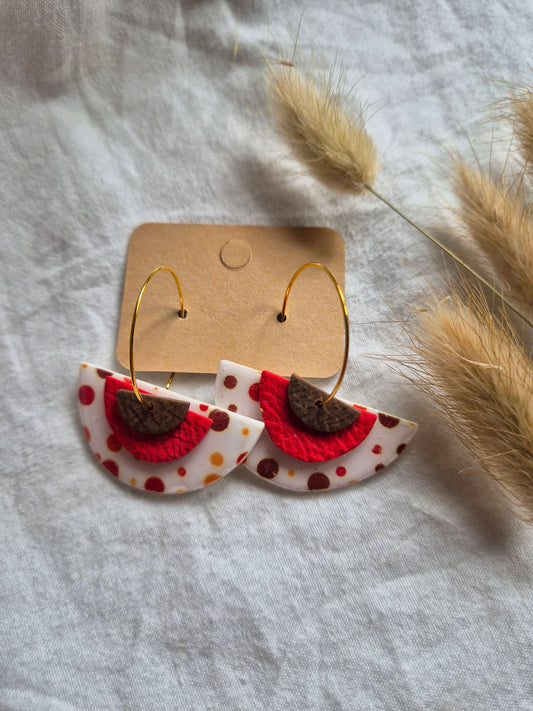 Boucle d'oreille 4,5cm