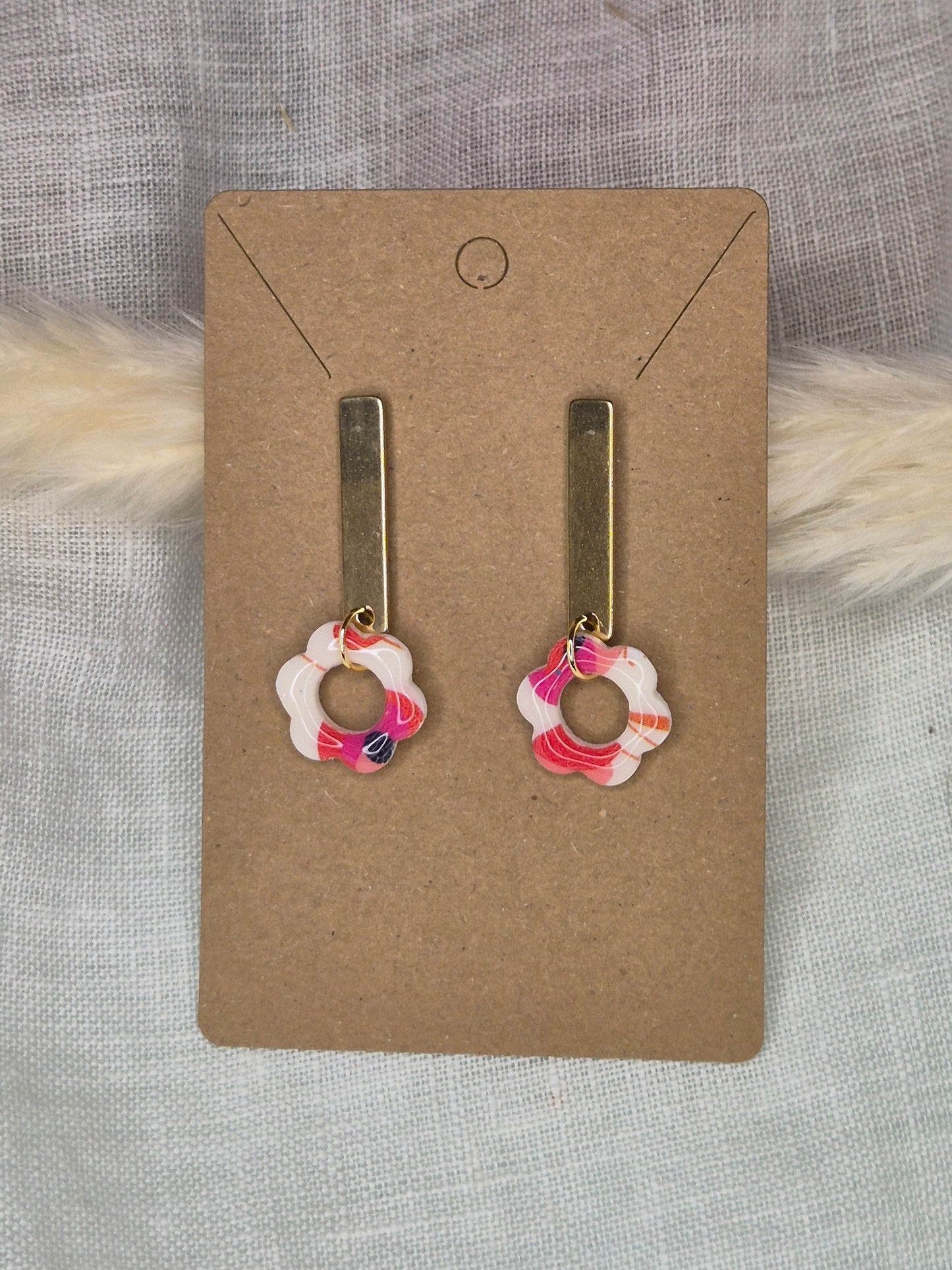 Boucle d'oreille 4cm
