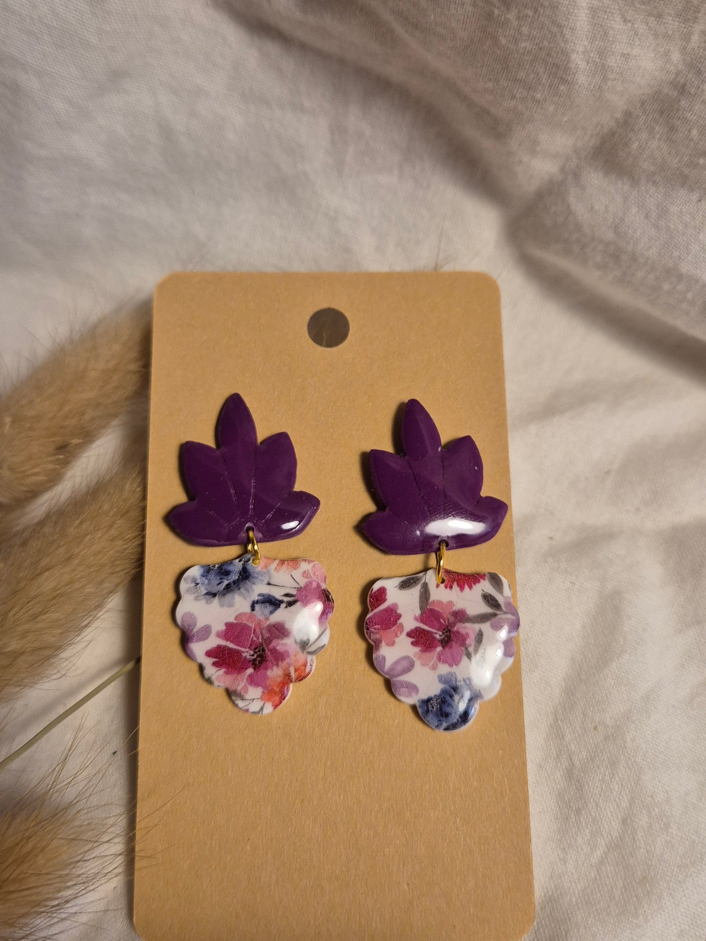 Boucle d'oreille 4,5cm