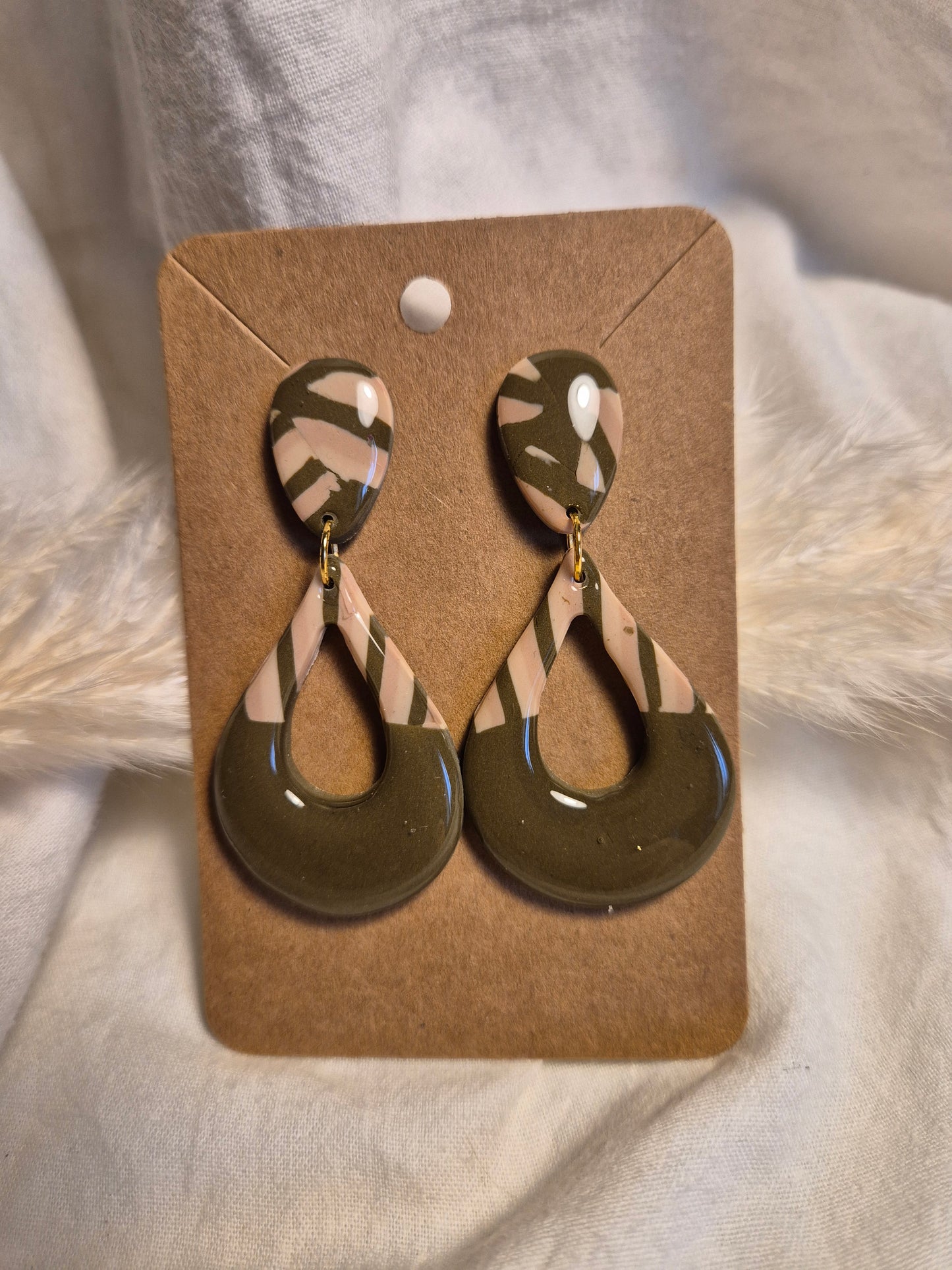 Boucle d'oreille 6cm