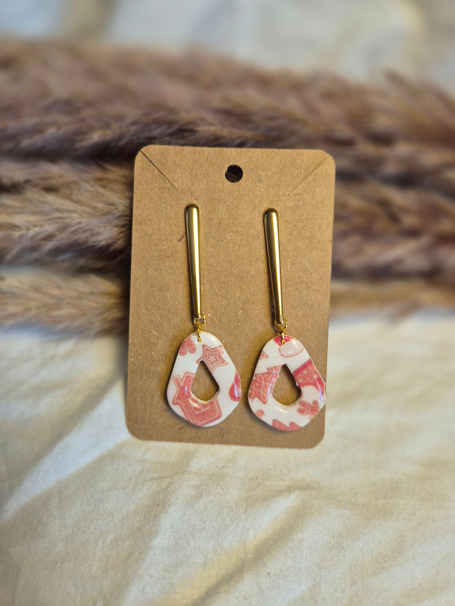Boucle d'oreille 7cm