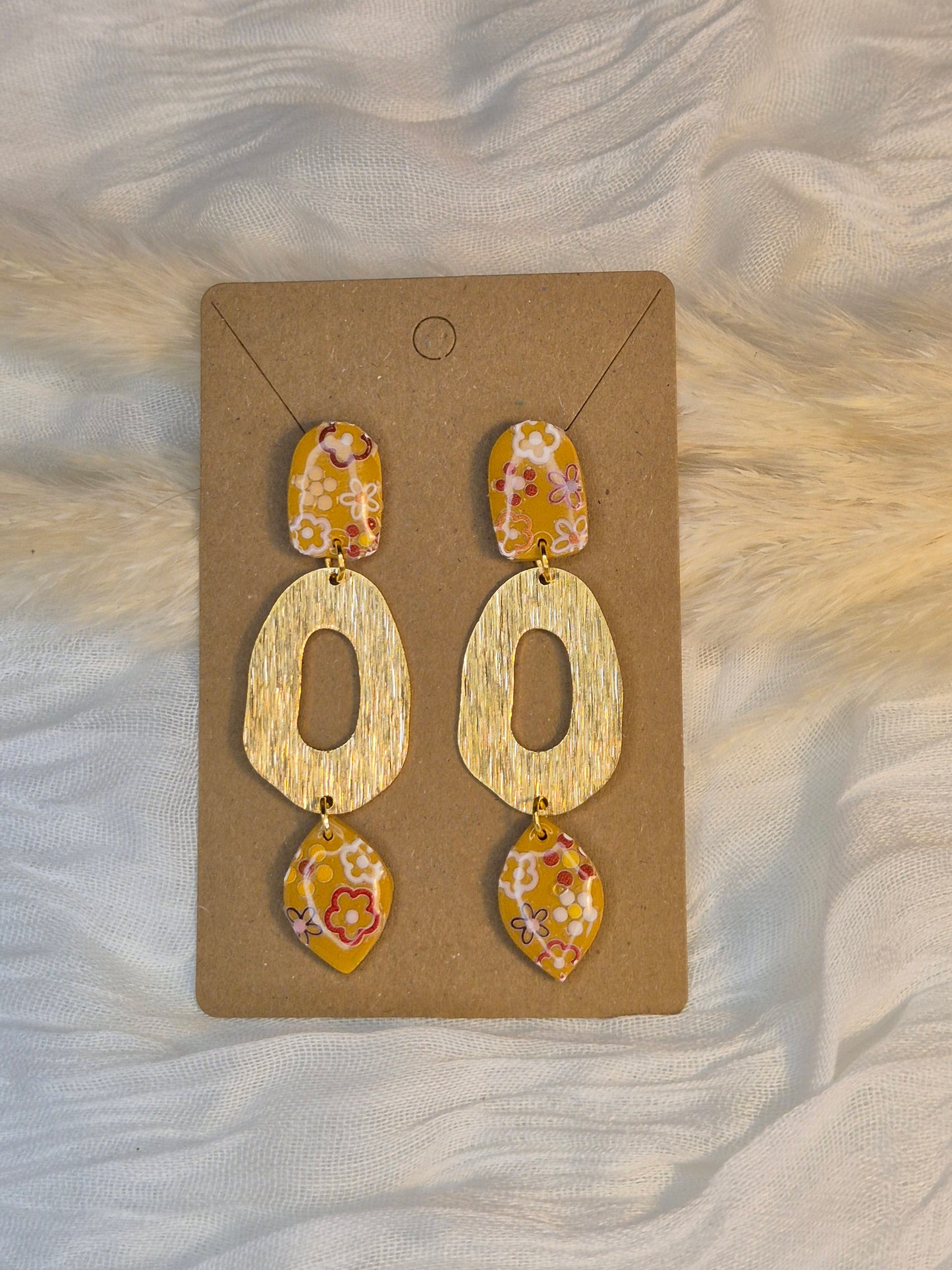 Boucle d'oreille 7cm
