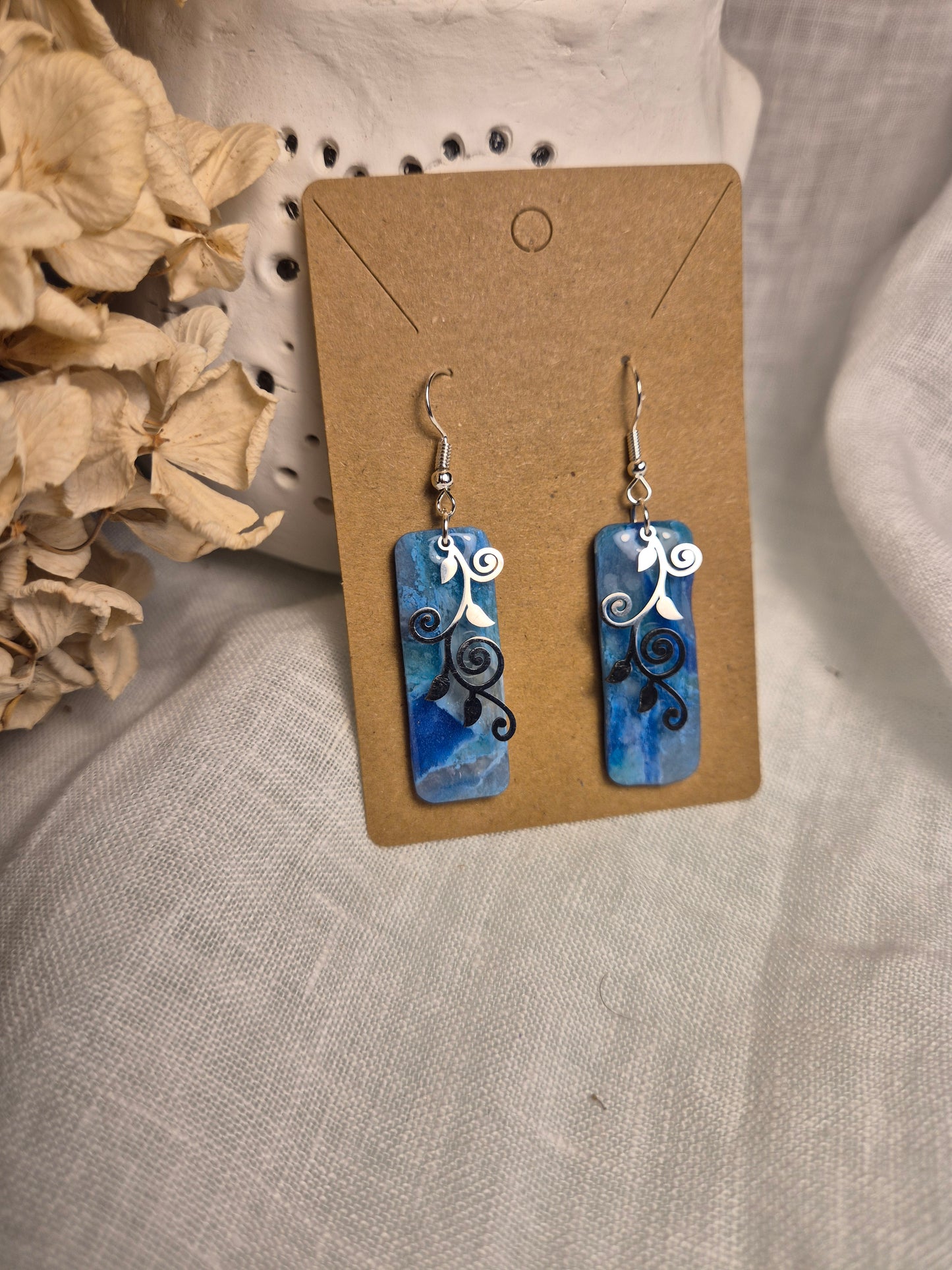 Boucle d'oreille 6cm