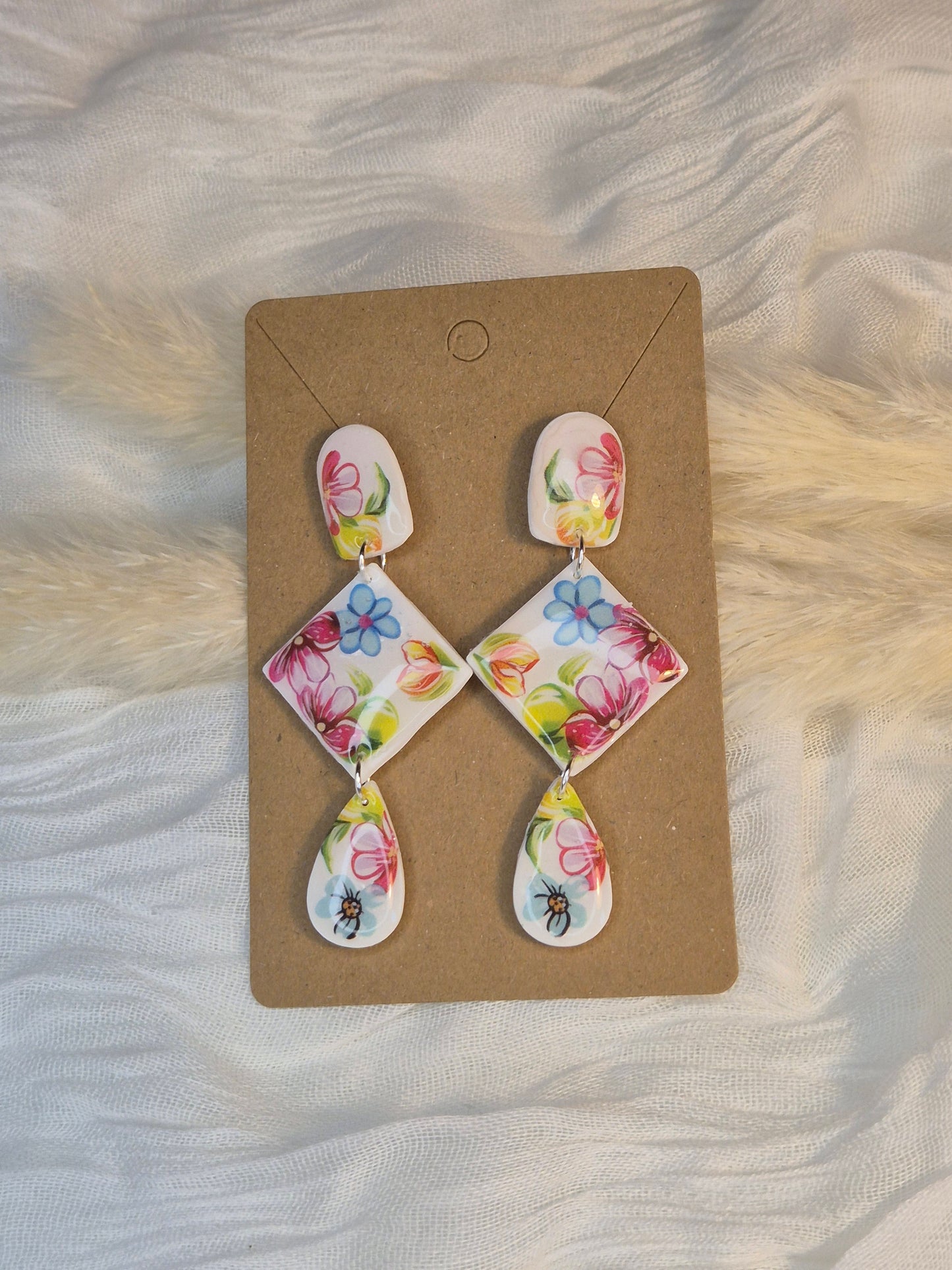 Boucle d'oreille 6,5cm