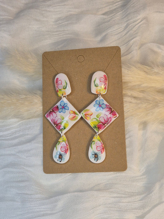 Boucle d'oreille 6,5cm