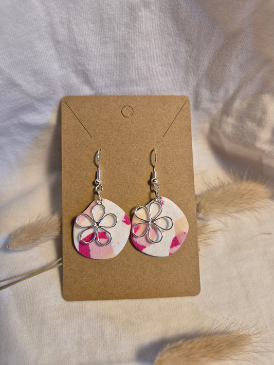 Boucle d'oreille 4,5cm