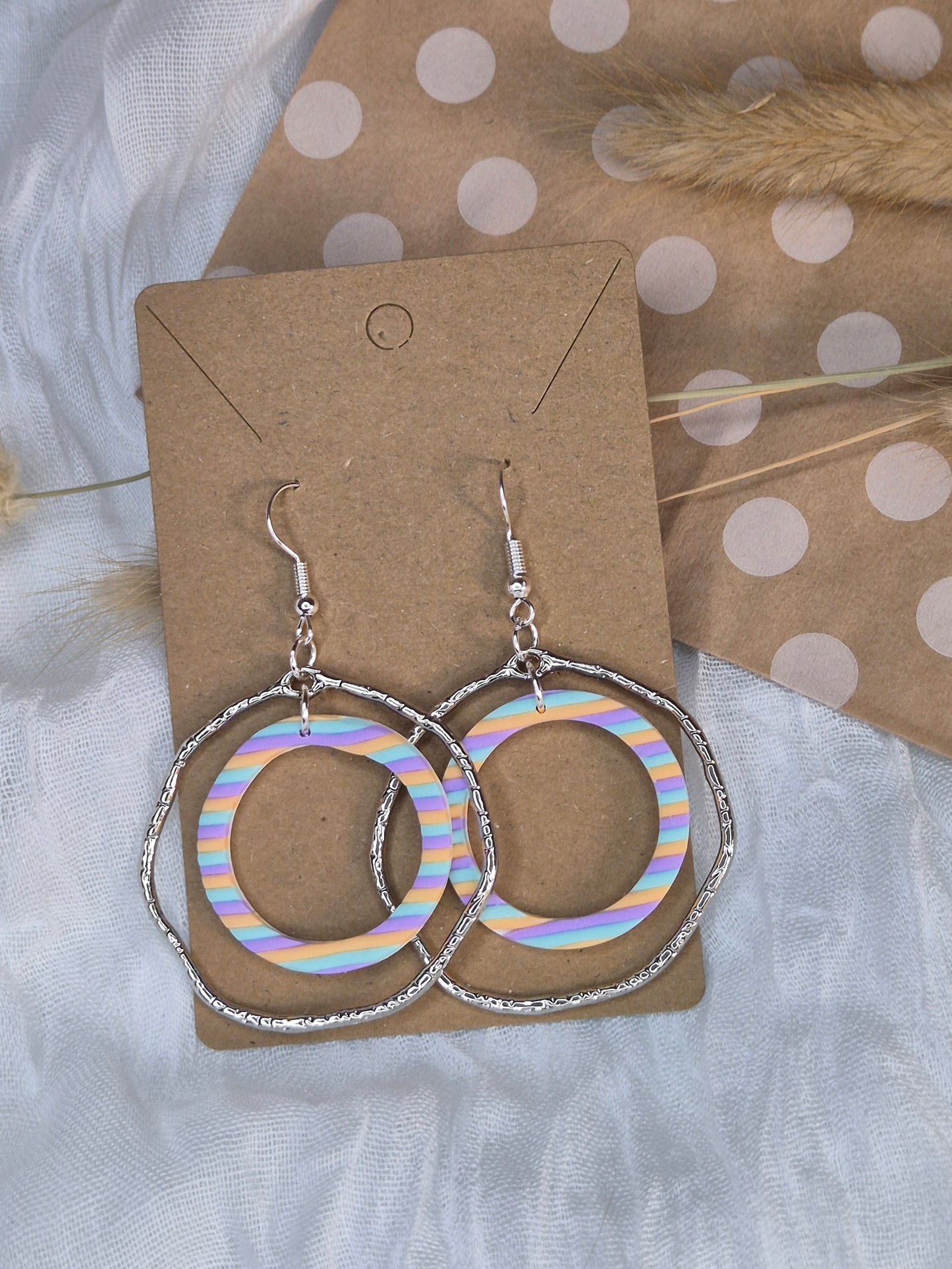 Boucle d'oreille 6,5cm