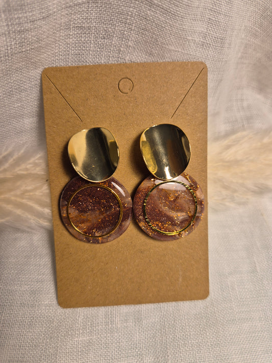 Boucle d'oreille 4,5cm