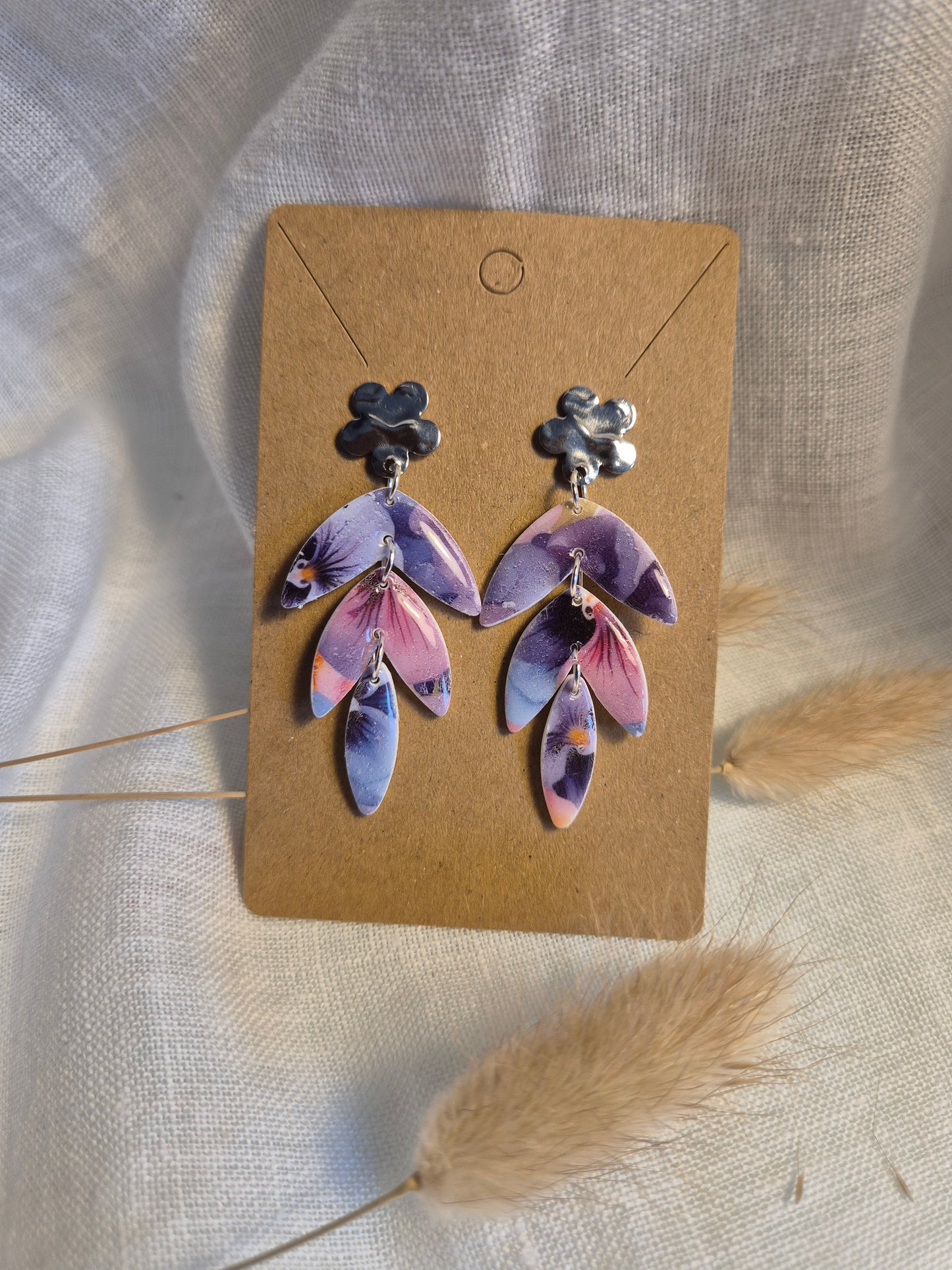Boucle d'oreille 5,5cm