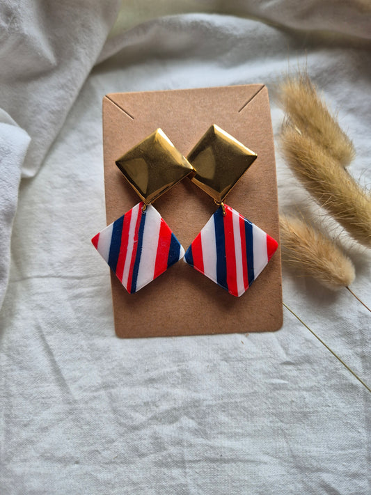 Boucle d'oreille 6cm