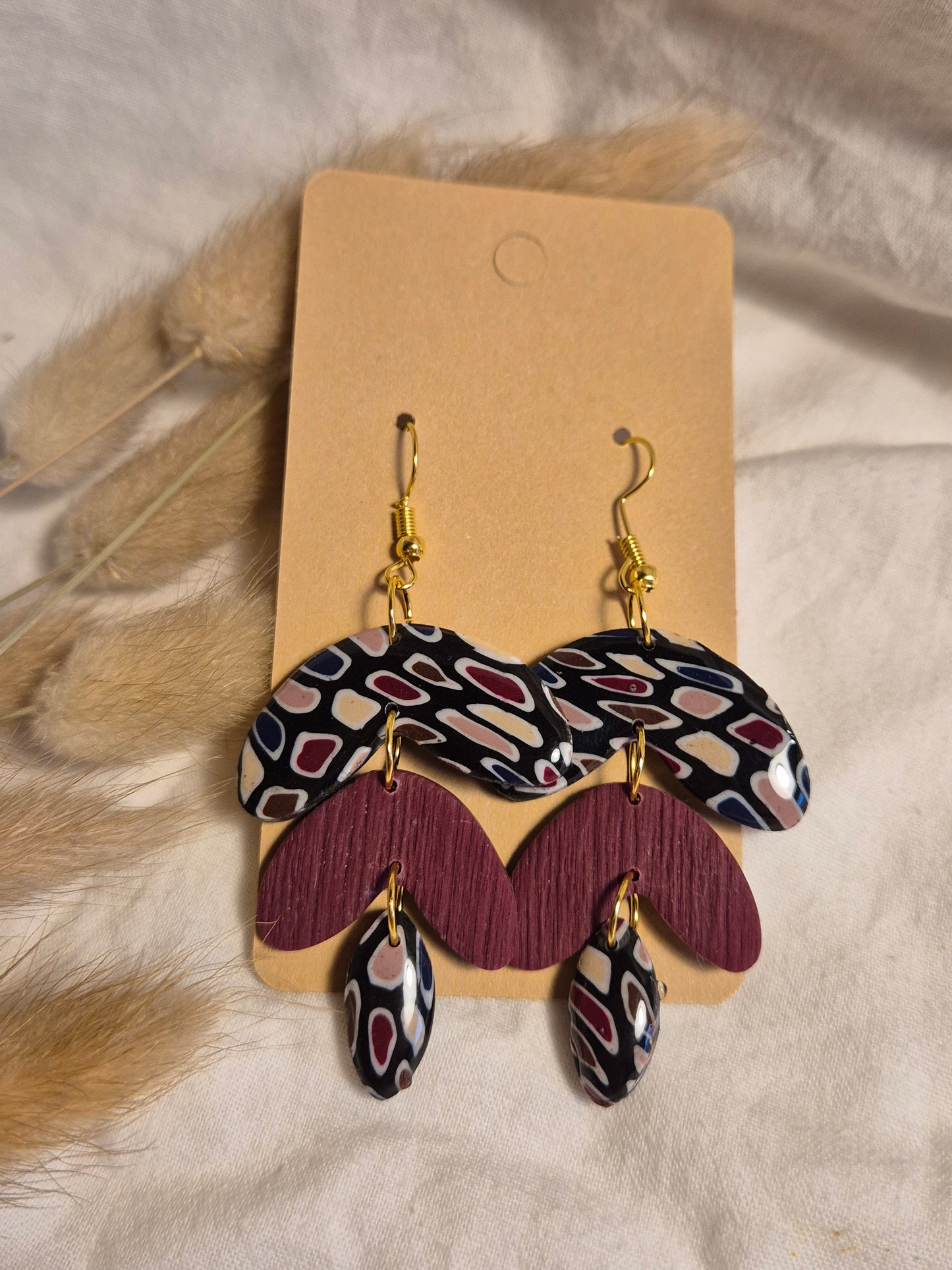 Boucle d'oreille 7cm