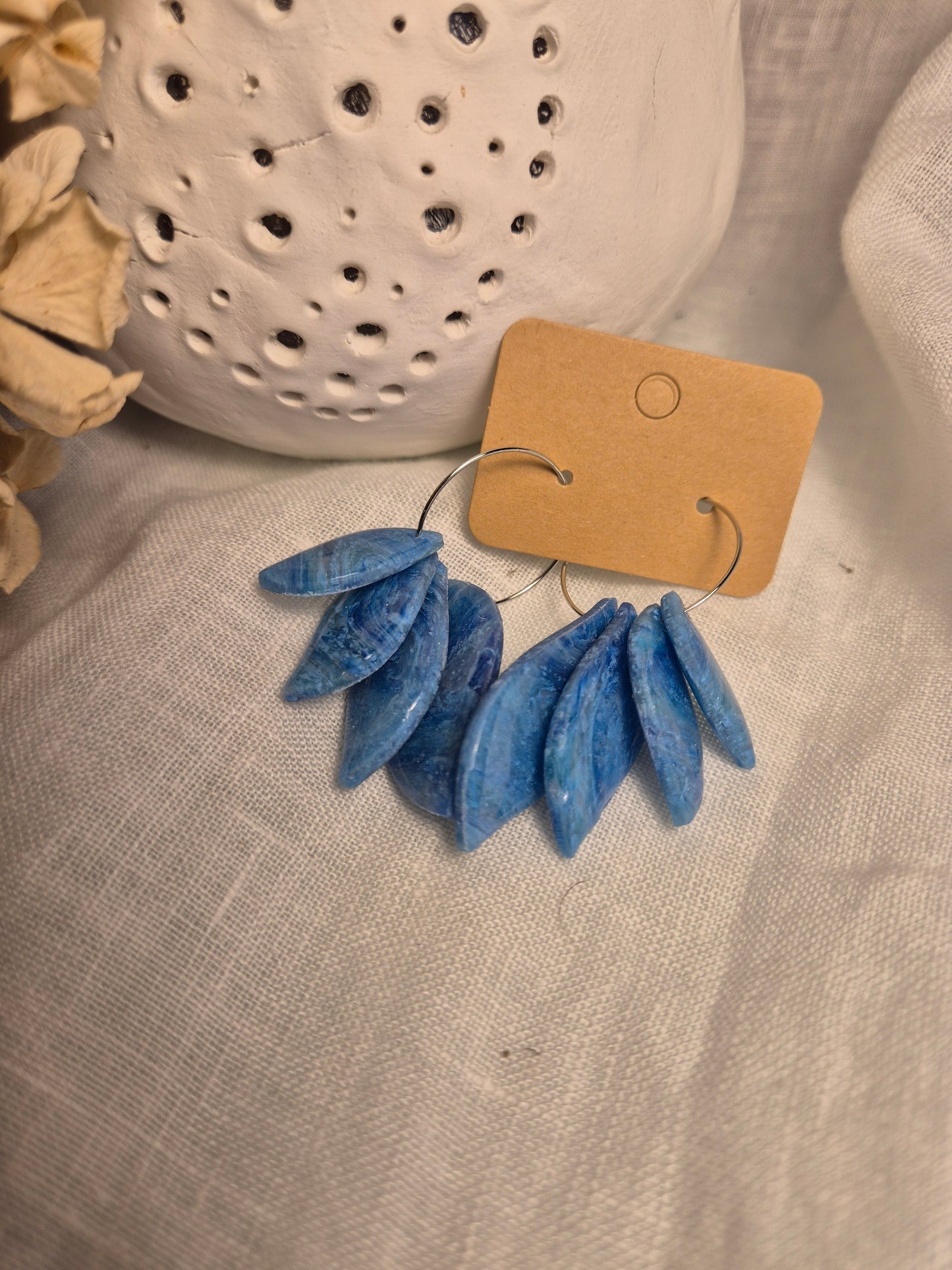 Boucle d'oreille 6cm