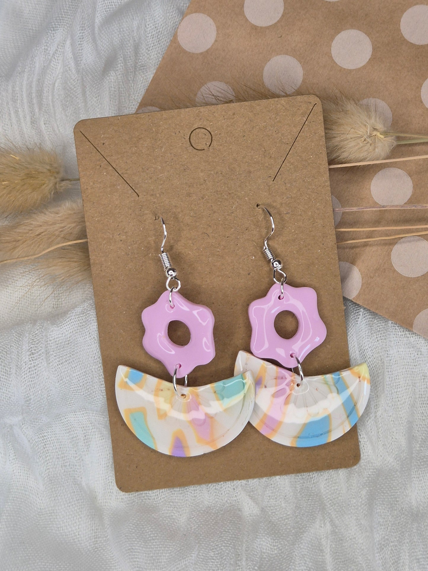 Boucle d'oreille 6cm