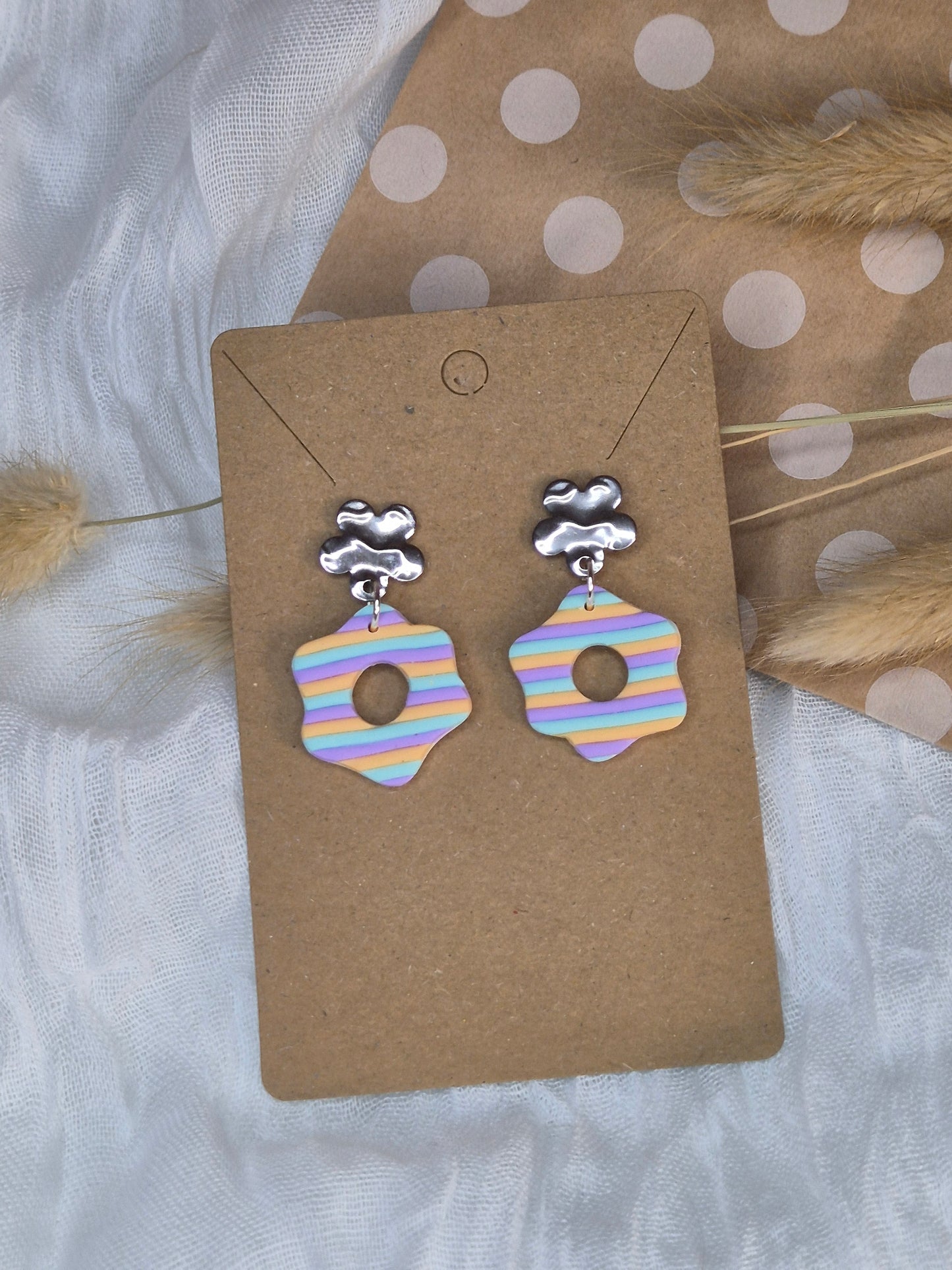 Boucle d'oreille 3,5cm