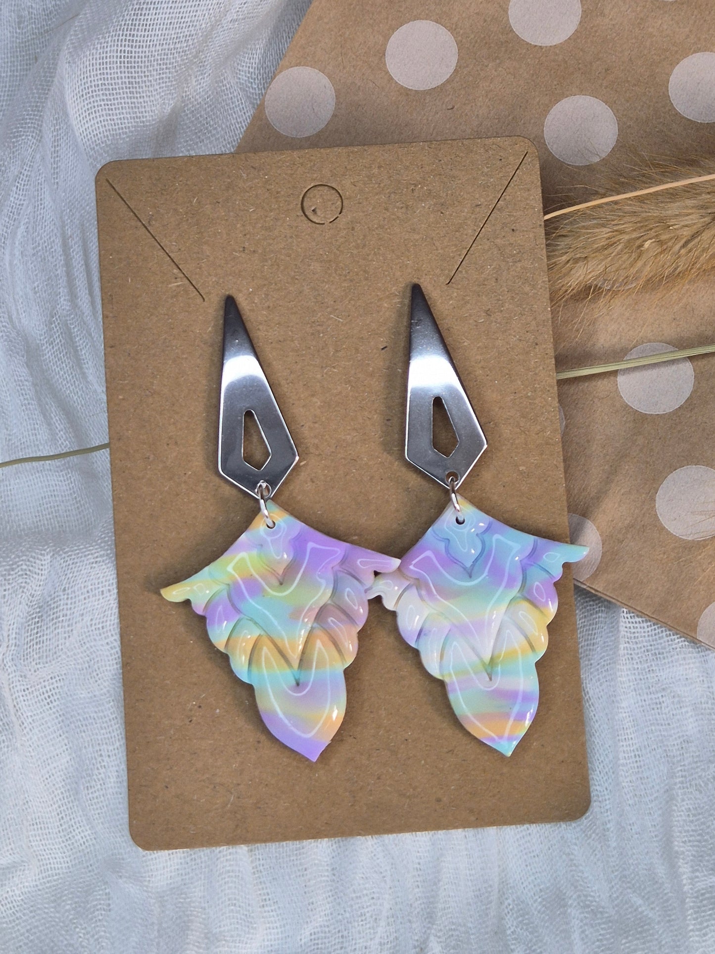 Boucle d'oreille 6cm