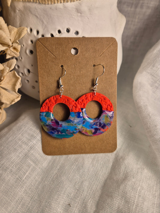 Boucle d'oreille 5,5cm
