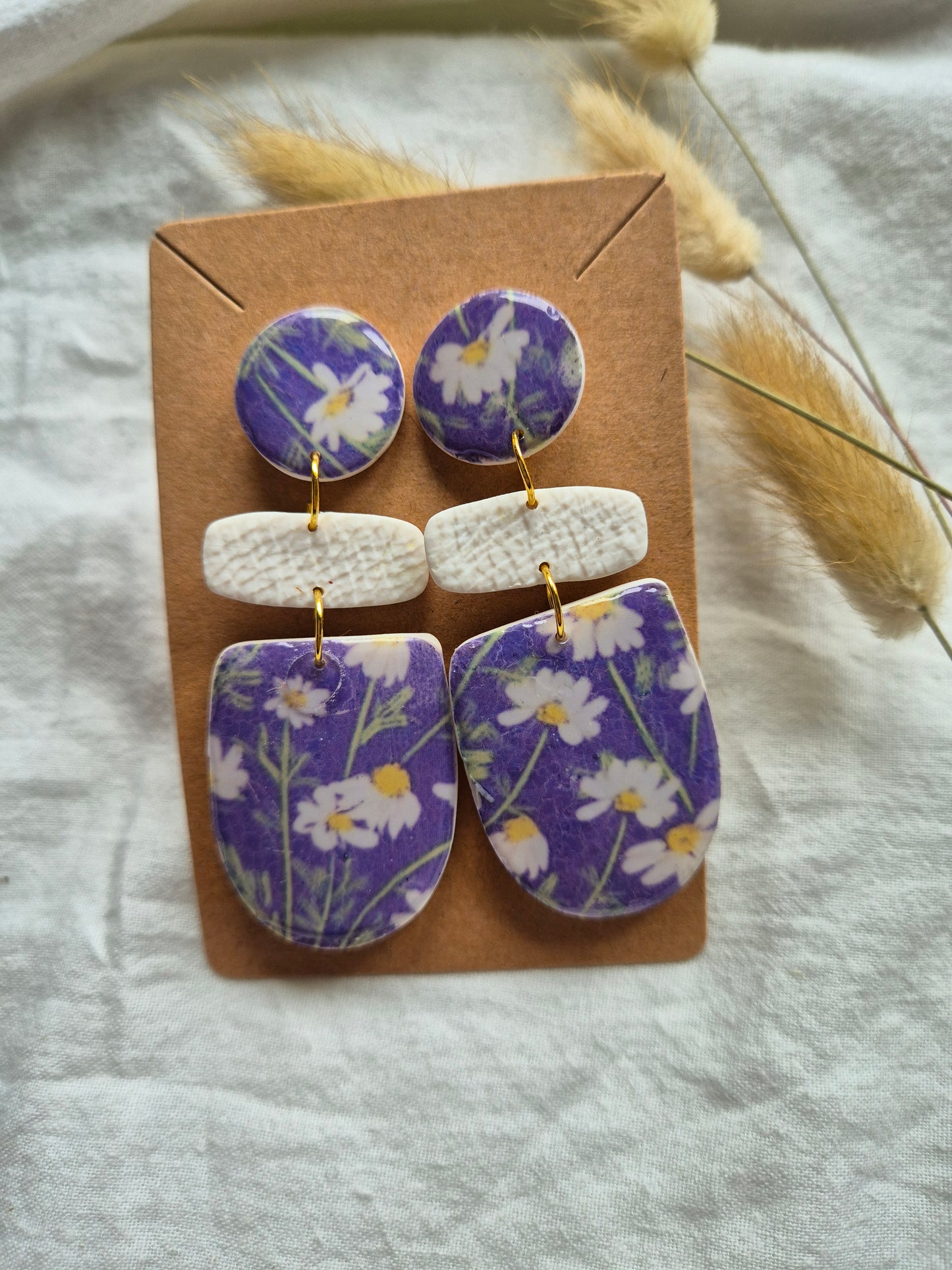 Boucle d'oreille 7cm