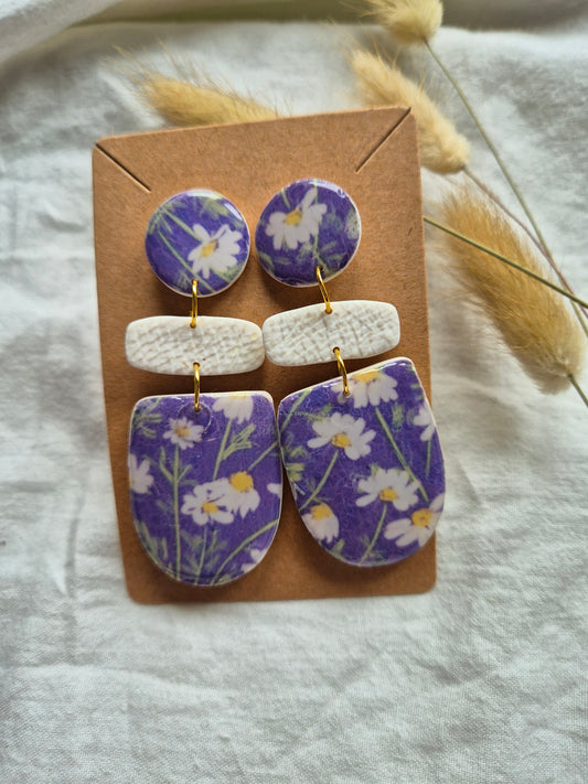 Boucle d'oreille 7cm