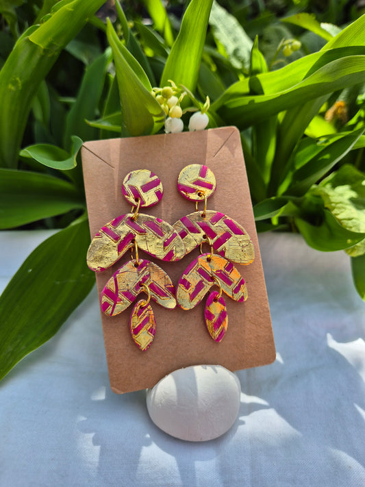 Boucle d'oreille 6,5cm