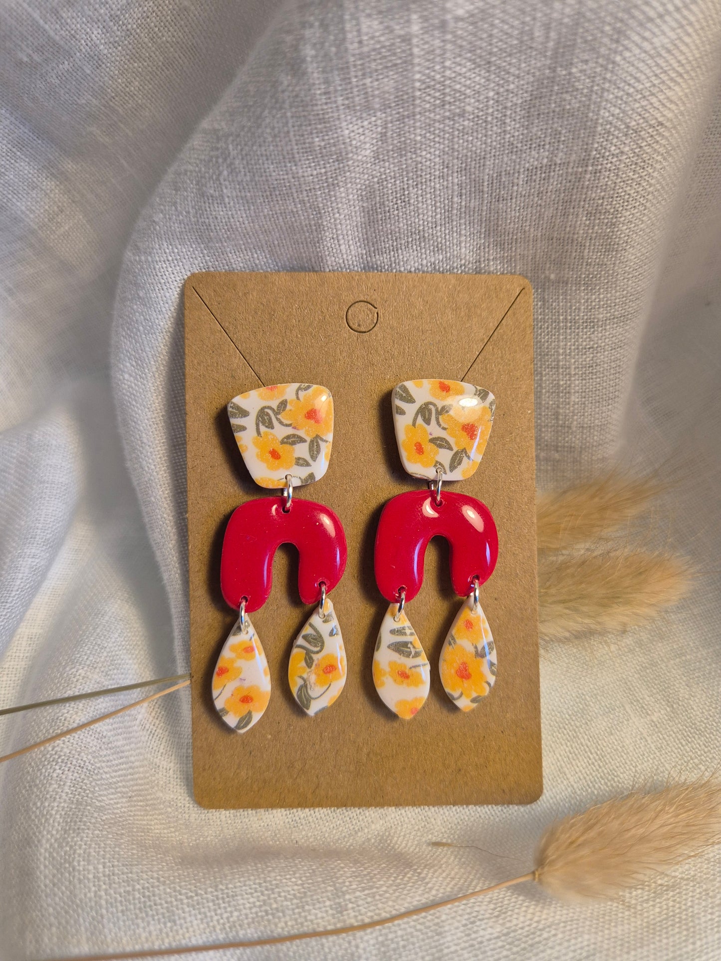 Boucle d'oreille 5,5cm