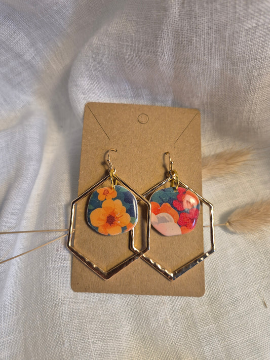 Boucle d'oreille 6cm