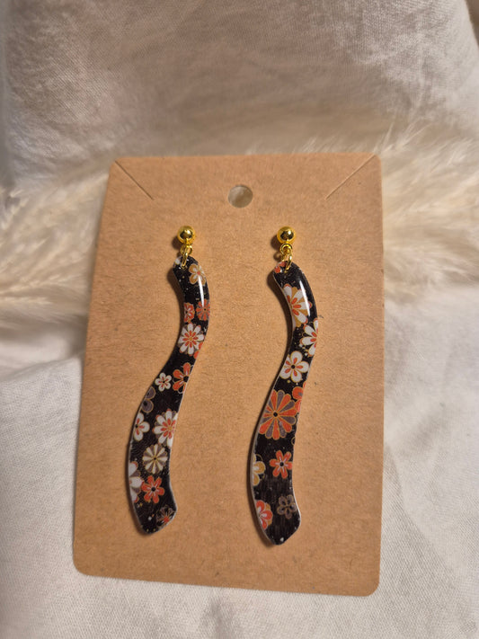 Boucle d'oreille 6cm