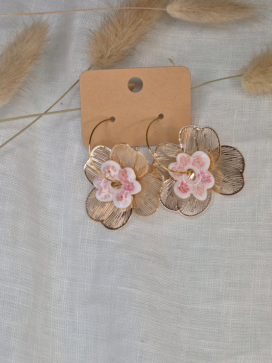 Boucle d'oreille 4,5cm