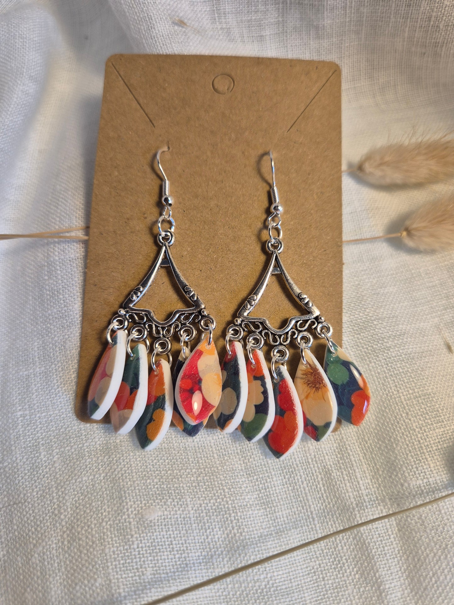 Boucle d'oreille 7cm