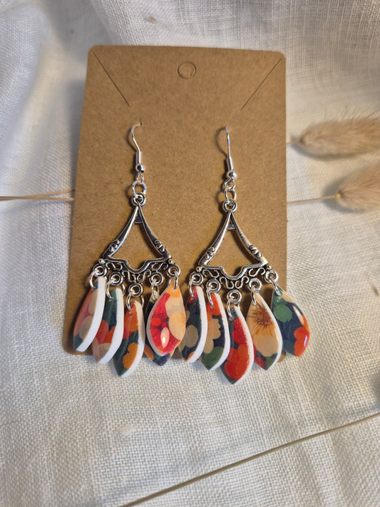 Boucle d'oreille 7cm
