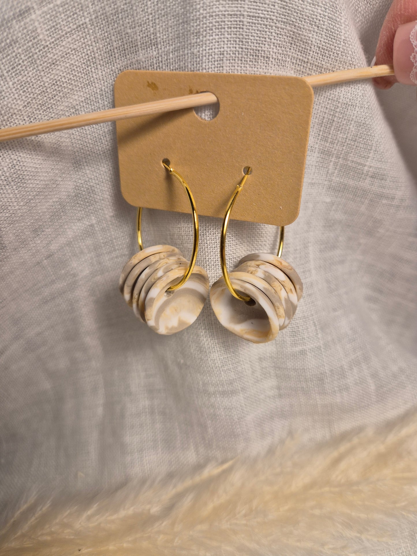 Boucle d'oreille 4cm