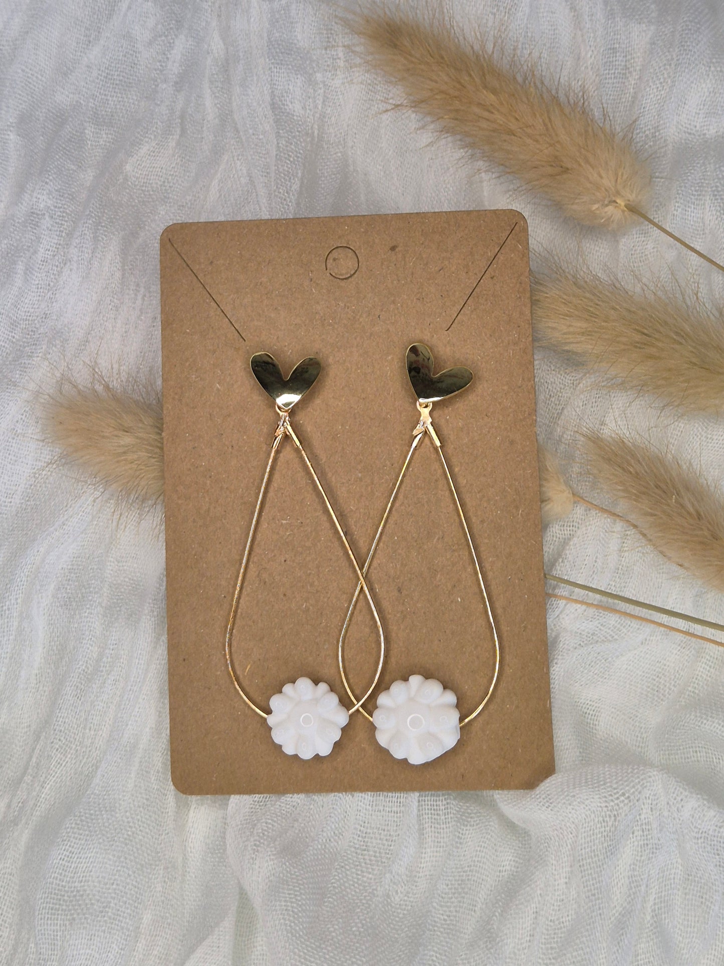 Boucle d'oreille 6,5cm