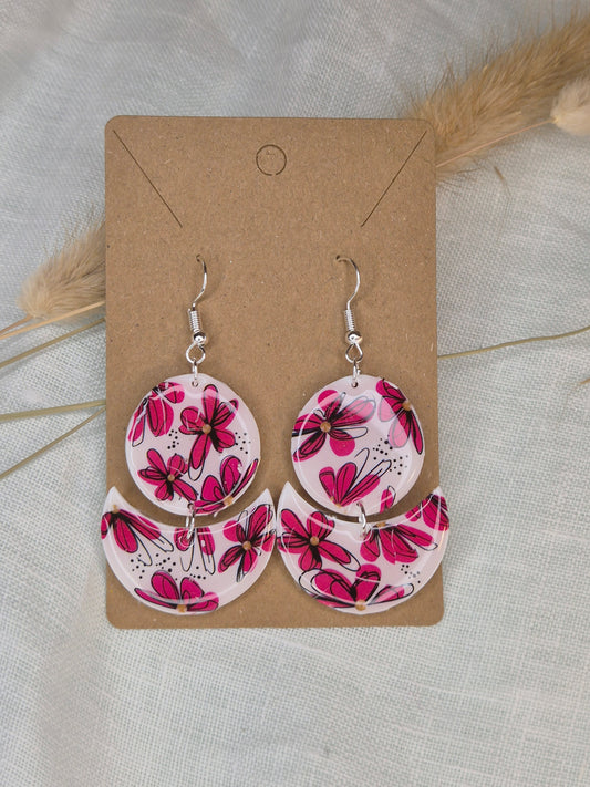 Boucle d'oreille 6cm