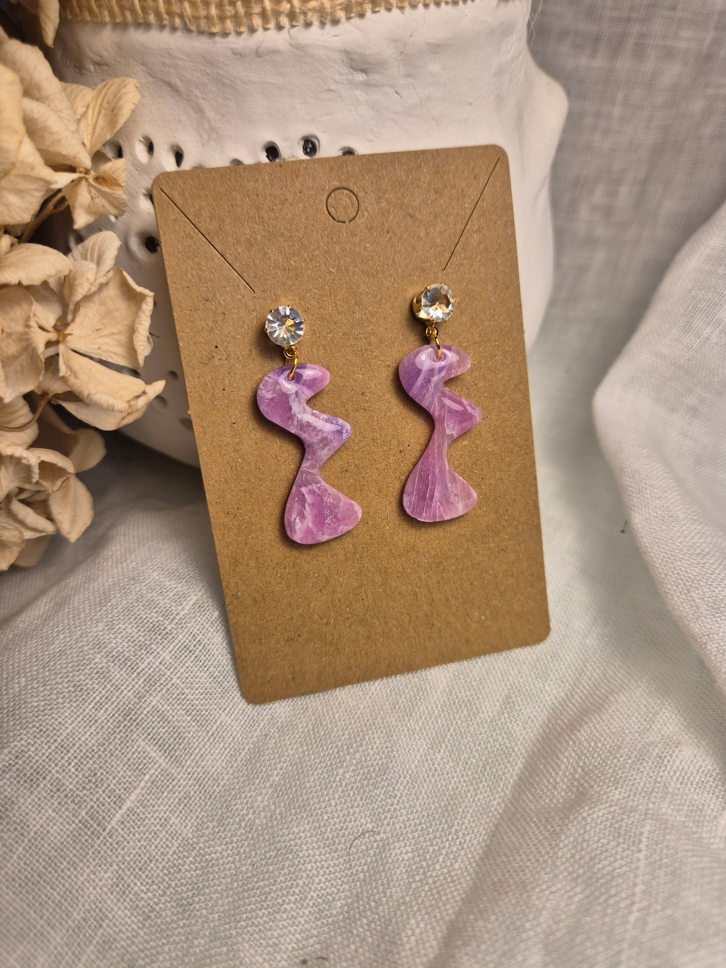 Boucle d'oreille 4cm