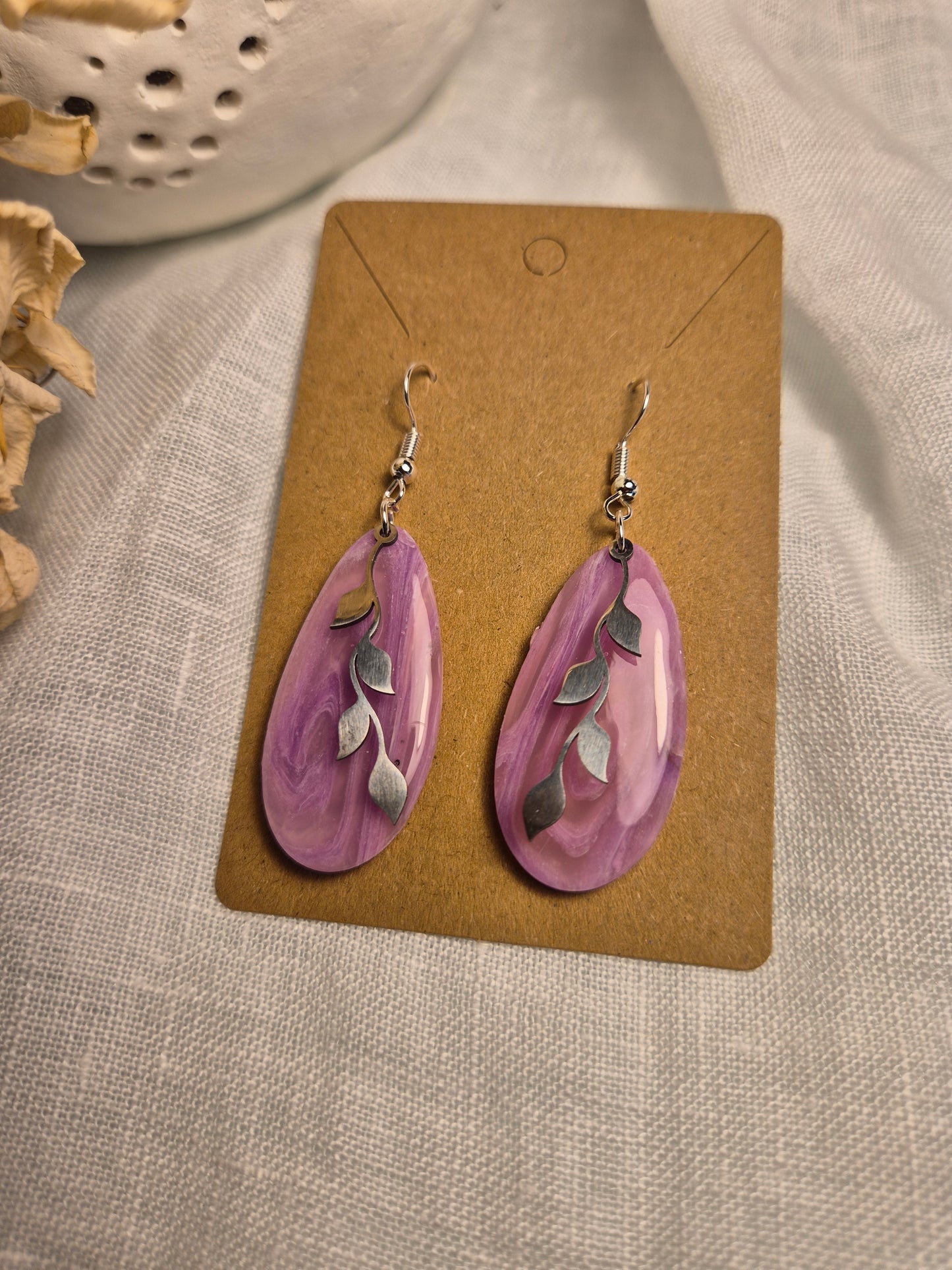 Boucle d'oreille 6cm
