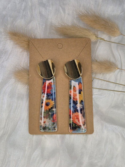 Boucle d'oreille 7cm