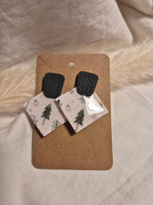 Boucle d'oreille 4,5cm