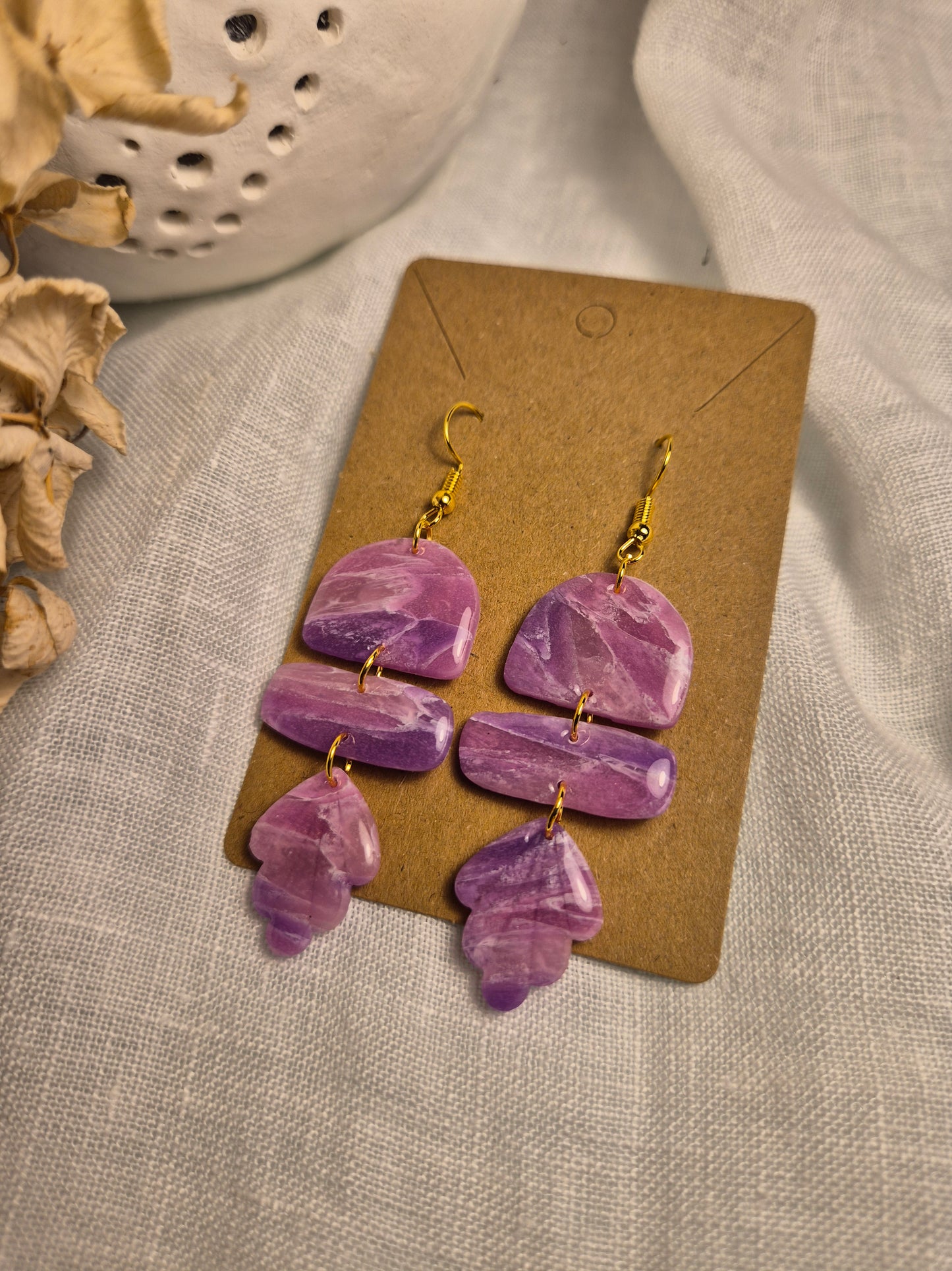 Boucle d'oreille 7,5cm