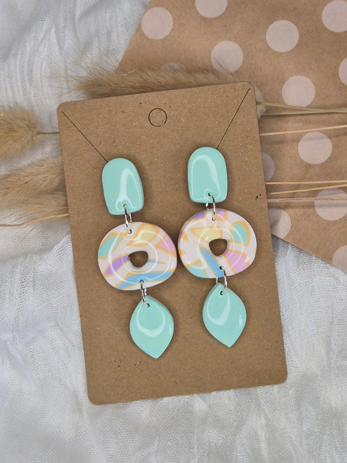 Boucle d'oreille 6cm