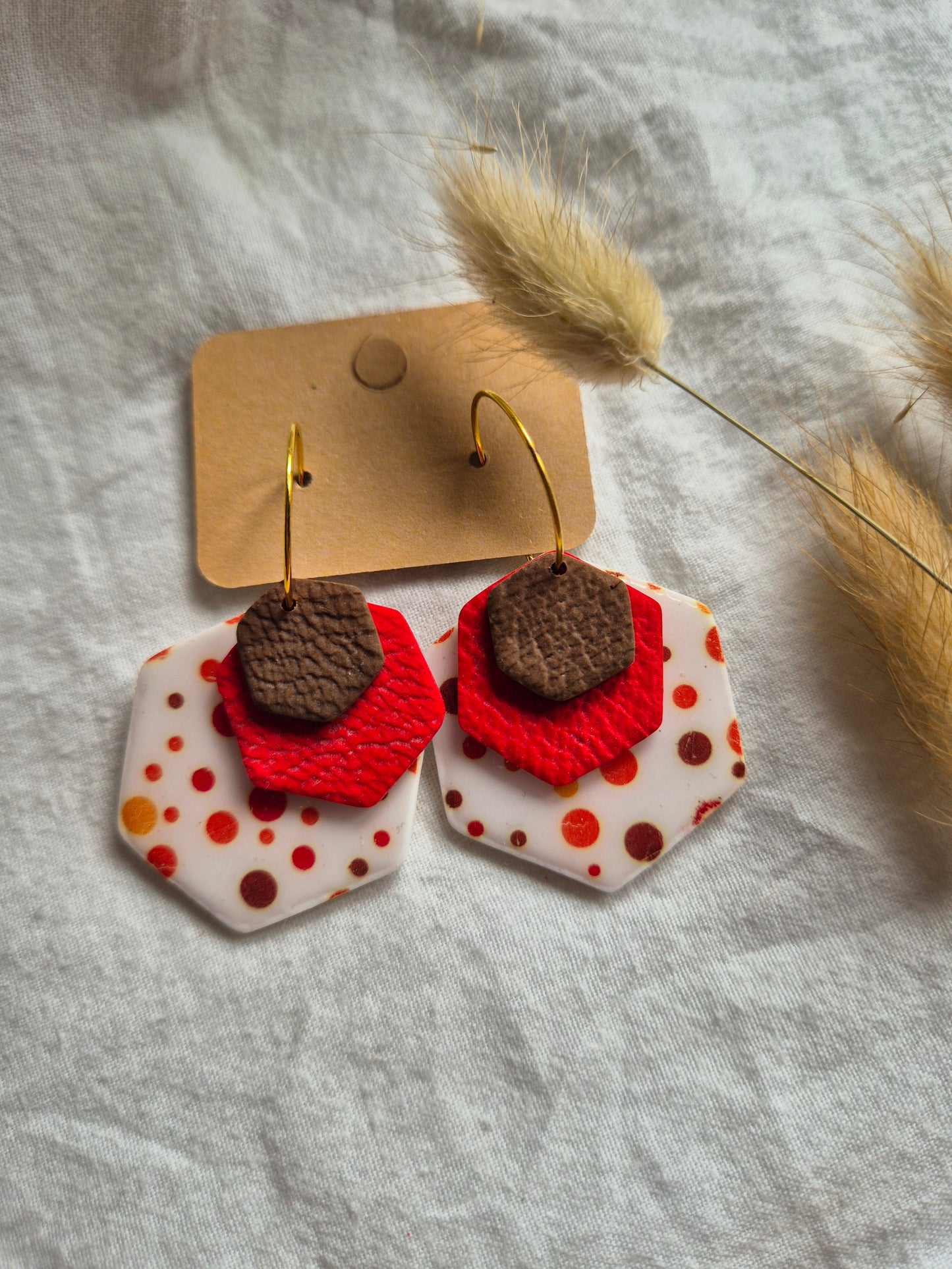 Boucle d'oreille 5,5cm