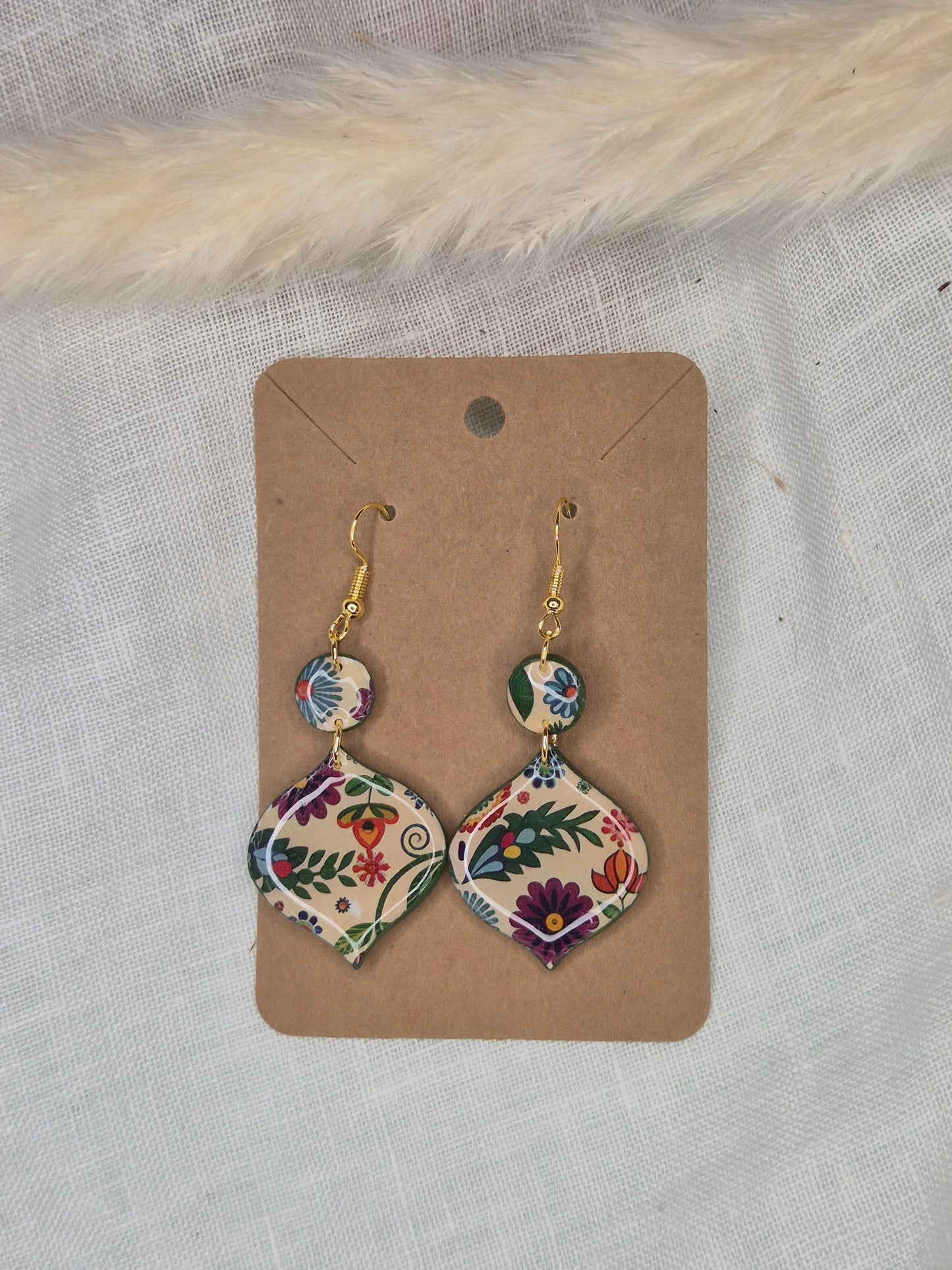 Boucle d'oreille 6,5cm